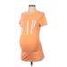 Gap - Maternity Short Sleeve T-Shirt: Orange Tops - Women's Size Small Maternity