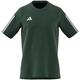 adidas Men's Tiro 23 Competition T-Shirt Short Sleeve, DRKGRN/White, L