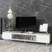 Latitude Run® TV Stand for TVs up to 70" Wood in White | 16.5 H x 67.3 W x 13.7 D in | Wayfair A0F682B9F0AA4CD7BBDDD9B54E836D05