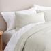 GAIAM Relax Organic Cotton Waffle 3pc Comforter Set Polyester/Polyfill/Cotton Percale in White | King | Wayfair 840380904600