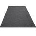 Black 119 x 40 x 1 in Area Rug - Lofy Geometric Machine Woven Cotton Indoor/Outdoor Area Rug in Anthracite Metal | 119 H x 40 W x 1 D in | Wayfair