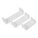 Mind Reader 3 Piece Floating Shelf Wood in White | 4.02 H x 4.53 W x 16.73 D in | Wayfair 3UFLOATS-WHT