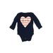 Baby Gap Long Sleeve Onesie: Blue Bottoms - Size 6-12 Month