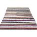 White 99 x 59 x 0.4 in Area Rug - Foundry Select Sabali Striped Machine Woven Rectangle 4'11" x 8'3" Wool/ Area Rug in Beige Wool | Wayfair