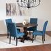 Red Barrel Studio® 4 - Person Dining Set Wood/Upholstered in Brown | 30.31 H x 47.2 W x 47.2 D in | Wayfair 8E327F06A19E41E7929E08F5556A7CC1