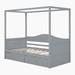 Latitude Run® Twin Storage Standard Bed Wood in Gray | 66.1 H x 77.6 W x 41.3 D in | Wayfair A369182751BD4948B1DDF8834CFF8960