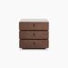 Loon Peak® Guhr 3 - Drawer Nightstand in Wood in Brown | 18.7 H x 19.6 W x 19.6 D in | Wayfair 6319692D2BC34C2F9883171BD9A97D84