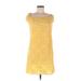 Max Studio Casual Dress: Yellow Dresses - Women's Size Small