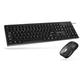 Atlantis Land Keyboard combo Kit clavier Souris incluse USB QWERTY Noir