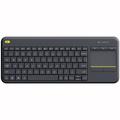 Logitech K400 Plus Tv clavier RF sans fil QWERTY Espagnole Noir