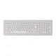 CHERRY DW 8000 clavier Souris incluse RF sans fil Suisse Argent, Blanc