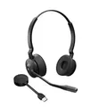 Jabra Engage 55 Casque Sans fil Arceau Bureau/Centre d'appels Noir, Titane