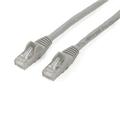 StarTech.com Câble réseau Cat6 Gigabit UTP sans crochet de 2m - Cordon Ethernet RJ45 anti-accroc M/M Gris