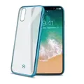 Celly Laser Matt coque de protection pour téléphones portables 14.7 cm (5.8") Housse Bleu, Transparent