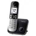 Panasonic KX-TG6851JTB Téléphone DECT Identification de l'appelant Noir, Gris