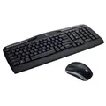 Logitech Wireless Combo MK330 clavier Souris incluse RF sans fil QWERTY US International Noir