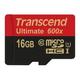 Transcend 16GB microSDHC Class 10 UHS-I (Ultimate) 16 Go MLC Classe