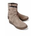 Avena Damen Stiefeletten Grau einfarbig