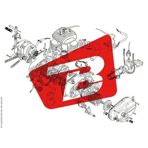 AFAM Ducati 5pcs Kronenknöpfe – Ducati Kettenrad 5pcs