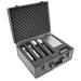 CASEMATIX 17 Locking Microphone Case - Mic Case for Audio Accessories Mics Receivers Cables and Mixers - Case Only