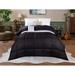 Superior Monochrome Basketweave Microfiber Down Alternative Comforter