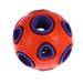 pet dog biting resistnace toy ball Pet Dog Biting Resistance Toy Ball Giggle Ball Dog Play Ball Pet Training Toy Pet Puppy Chew Toy (Purple and Orange)