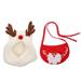 pet hat scarf 2Pcs Pet Dogs Cats Xmas Costume Accessories Christmas Deer Scarf and Hat Set