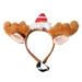 1Pc Christmas Pet Headband Reindeer Antlers Headband Pet Christmas Costume