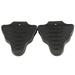 1 Pair Road Shoe Cleat Protective Cover Bike Self-locking Pedal Cleats Cover Practical Cycling Pedal Accessories (Black)