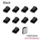 10Pcs Electrical Equipment Supplies Wire Holder Organizer Table Desk Storage Cord Management Self-adhesive Cable Clips Wire Tie Cable Clamp BLACK 13X5.2MM