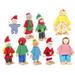 family puppets for toddlers 9Pcs Hand Puppets Plaything Toy Dolls Role Play Dolls Christmas Hand Dolls