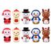 finger puppets 10pcs Christmas Finger Puppet Toys Kids Hand Puppets Cartoon Finger Puppets