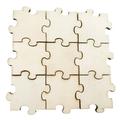 Puzzle Wooden Blank Jigsaw Piece Wood Puzzle Unfinisheduncolored Educational Toy Slices Chips Slices Chips Jigsaw Woods