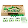 Montessori Math Counting Toy Teaching Aids Addition Subtraction Game Math Manipulatives Teaching Games for 3 4 5 6 Year Old