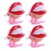clockwork toy 4PCS Wind-up Mouth Toys Cartoon Mouth Clockwork Toy Funny Mouth Shape Wind-up Toy Early Educational Wind-up Toy for Kids Playing