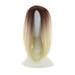 Womens Bob Wig Gradient Color Cosplay Synthetic Hair Wig Short Straight Wigs Lace High Temperature Bob Wig (Brown Gradient Golden)