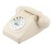 Guestbook telephone Party Retro Style Phone push button rotary dial Vintage style Corded Phone home decor desk Telephone Antique Old Fashioned Classic Beige