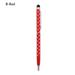 Refill Student Stationery School Office Tools 1.0mm Touch Capacitive Pen Crystal Gel Pen Creative Stylus Writing Supplies B-RED