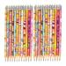 DISHAN Student Pencils Teacher Pencils 24pcs Happy Birthday Pencils Fun Wooden Pencils with Top Erasers for Kids Birthday Party