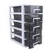 Storage Drawer Drawers Plastic Organizer Box Cabinet Closet Desktop Unit Type Shelf Furniture Stacking Multi Layer Bins