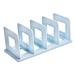 Desktop Book Organizer Book Stand Divider Table Book Ends Countertop Bookshelf for Home s Holder Book Storage Rack Blue