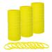 fimkaul Women s Bracelets Girls 100 Pcs Thin Silicone Wristbands Adults Rubber School Party Favors Bracelet Gifts Yellow