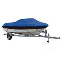 BLUE GREAT QUALITY BOAT COVER Compatible for PRINCECRAFT HUDSON DLX SC W/TROLLING MOTOR 2010-2011