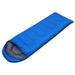 Sleeping Bag 3 Seasons (Summer Spring Fall) Warm & Cool Weather - Lightweight Waterproof Indoor & Outdoor Use for Kids Teens & Adults for Hiking and Camping blue