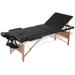 vidaXL Massage Table Portable Massage Bed Salon Therapy Beauty Table 3 Zones