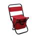 KQJQS Fishing Chair With Storage Bag Outdoor Folding Chair Compact Fishing Stool Portable Camping Stool Backpack Chair With Oxford Cloth For Beach/Outing /Family