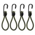 Bungee Cord 4Pcs Tent Bungee Cords Outdoor Elastic Rope Hook Camping Tent Accessories