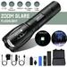 10 IN 1 LED Flashlights with Charge Accesorries Box Small Flashlight Zoomable Waterproof Adjustable Brightness Flash Light for Hiking Camping Gift