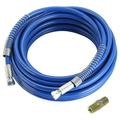 1/4Inch Airless Paint Spray Hose High Pressure Universal Paint Sprayer Flexible Fiber Tube 3300 PSI (25FT Blue)