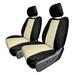 TLH Custom Fit Seat Covers for 2022-2024 Dodge RAM 1500 Seat Covers Front Set Waterproof Car Seat Covers Beige Neoprene Seat Covers Tailor-made Car Seat Covers for RAM Trucks